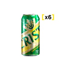 Cerveza Cristal Lata 470 Cc X6