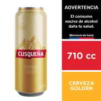 Cerveza Cusqueña Golden 4,8° 710 Cc.