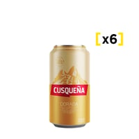 Cerveza Cusqueña Lager Lata 354cc X6
