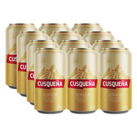 Cerveza Cusqueña Lata 354cc X12