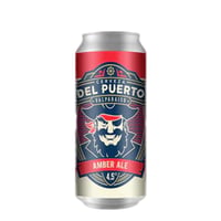 Cerveza Del Puerto Amber Ale Lata 473cc
