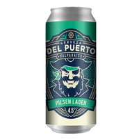 Cerveza Del Puerto Pilsen Lager Lata 473cc