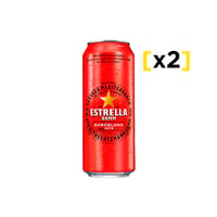 Cerveza Estrella Damm 2x Lata 500cc