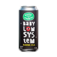 Cerveza Hasta Pronto BABYLON SYSTEM - American Blonde Ale 473cc 5º alc.