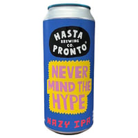 Cerveza Hasta Pronto NEVER MIND THE HYPE - New England IPA 473cc 6,4º alc.