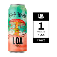 Cerveza Loa Otra Ronda Amber Ale 5,5˚ - Lata 470cc