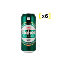 Cerveza Mahou Clásica Lata 500 Cc X6