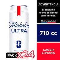 Cerveza Michelob Ultra 4,2 ° 24 X 710 Cc