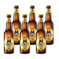 Cerveza Moritz Lager Botella 330cc X6