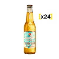 Cerveza Royal Golden Lager Botella 355cc X24