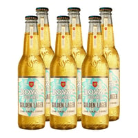 Cerveza Royal Guard Golden Lager Botella 355ml x6