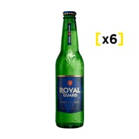 Cerveza Royal Guard Lager Botella 355 Cc X6