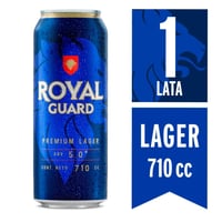 Cerveza Royal guard lager lata 710 cc