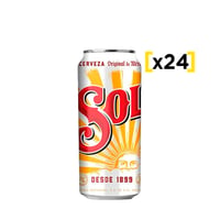 Cerveza Sol Lata 470 Cc X24