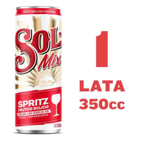 Cerveza Sol mix spritz frutos rojos lata 350 cc