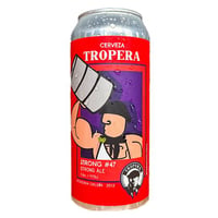 Cerveza Tropera Strong en Lata 473cc