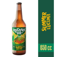 Cerveza Volcanes del sur summer lúcuma botella 650 cc
