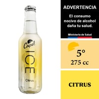 Cóctel Capel Ice - Citrus Botella 275cc