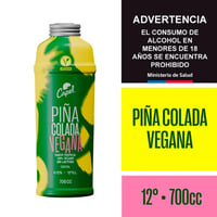 Cóctel Capel piña colada vegana botella 700 cc