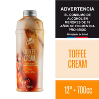 Cóctel Capel toffee cream 12° botella 700 cc