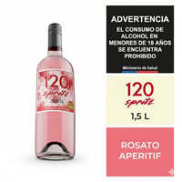 Cóctel de vino 120 spritz rosato botella 1.5 L