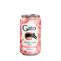 Cóctel De Vino Gato Selección Dulce Rosé 350cc