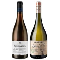DUO CASA MARIN - MONTES: 1x Vino Casa Marín Cartagena Sauvignon Blanc 750cc + 1x Vino Montes Outer Limits Sauvignon Blanc Andes 750cc