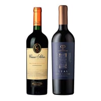 DUO LEAL - GRAN TERROIR: 1x Vino Casas Patronales Leal Carmenere 750cc + 1x Vino Casa Silva Gran Terroir Carmenere 750cc
