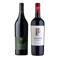 DUO PEWEN - PRIMUS: 1x Vino Pewen Carmenere 750cc + 1x Vino Primus Carmenere Orgánico 750cc