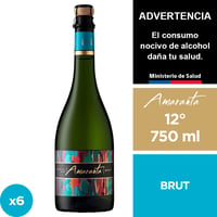 Espumante Amaranta Brut 6 X 750 Ml.