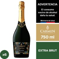 Espumante Carmen Frida Kahlo Extra Brut 6 X 750 Ml.