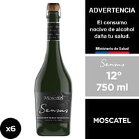 Espumante Sensus Moscatel 9° 6 X 750 Ml.