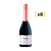 Espumante Viñamar Brut Rose Botella 750cc X6