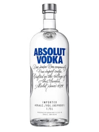 Galón Vodka Absolut Original 40˚ - 1.75L
