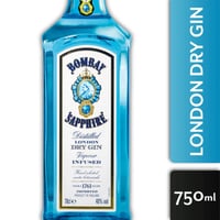 Gin Bombay Saphire - London Dry - 750ml