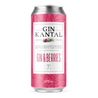 Gin Kantal Berries 7° Lata 473cc