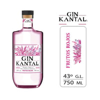 Gin Kantal frutos rojos botella 750 cc