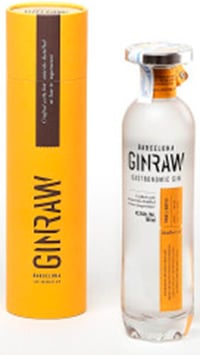 Gin Raw 700cc 42.3° En Estuche De Cilindro