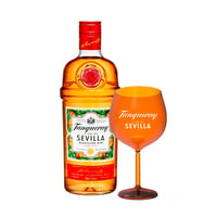 Gin Tanqueray Sevilla 700cc + Copa Acrílica Tanqueray Sevilla