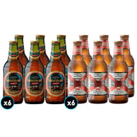 GRAN DUO KUNSTMANN Nº1: 6x Cerveza Kunstmann Torobayo en Botella 330cc + 6x Cerveza Kunstmann Valdivia Pale Lager Botella 330cc