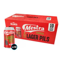 KIT CERVEZA MESTRA: 10x Cerveza Mestra Lager Pils Lata 350cc