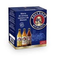 KIT CERVEZA PAULANER: 3x Variedades Cervezas Paulaner Botella (5,5°/5,3°/4,9°) 500cc