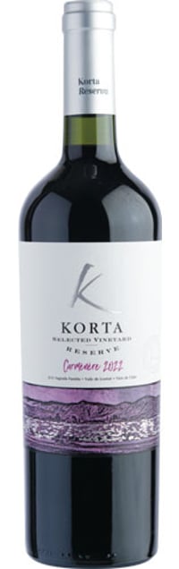 Korta Selected Vineyard Reserve Carmenere 2022