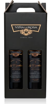 La Rosa Pack La Capitana S. V. 1 Carmenere + 1 Cab. Franc C/e