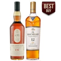 Lagavulin 16 + Macallan 12 Double Cask (best Buy)