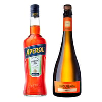 Licor Aperitivo Aperol 750cc + Espumante Undurraga Brut 750cc