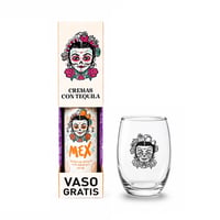 Licor Mex Crema Mango Con Tequila 700cc + Vaso de Regalo