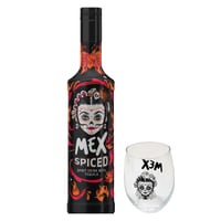 Licor Mex Tequila Spiced 35° 700cc + Vaso