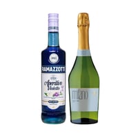 Licor Ramazzotti Violetto 700cc + Espumante Milano Brut 750cc