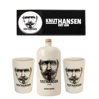 MASTER PACK KNUT HANSEN Nº1: 1x Knut Hansen Dry Gin 1.5 Lts 42º alc. + 2x Vaso Knut Hansen + 1x Barmat Knut Hansen